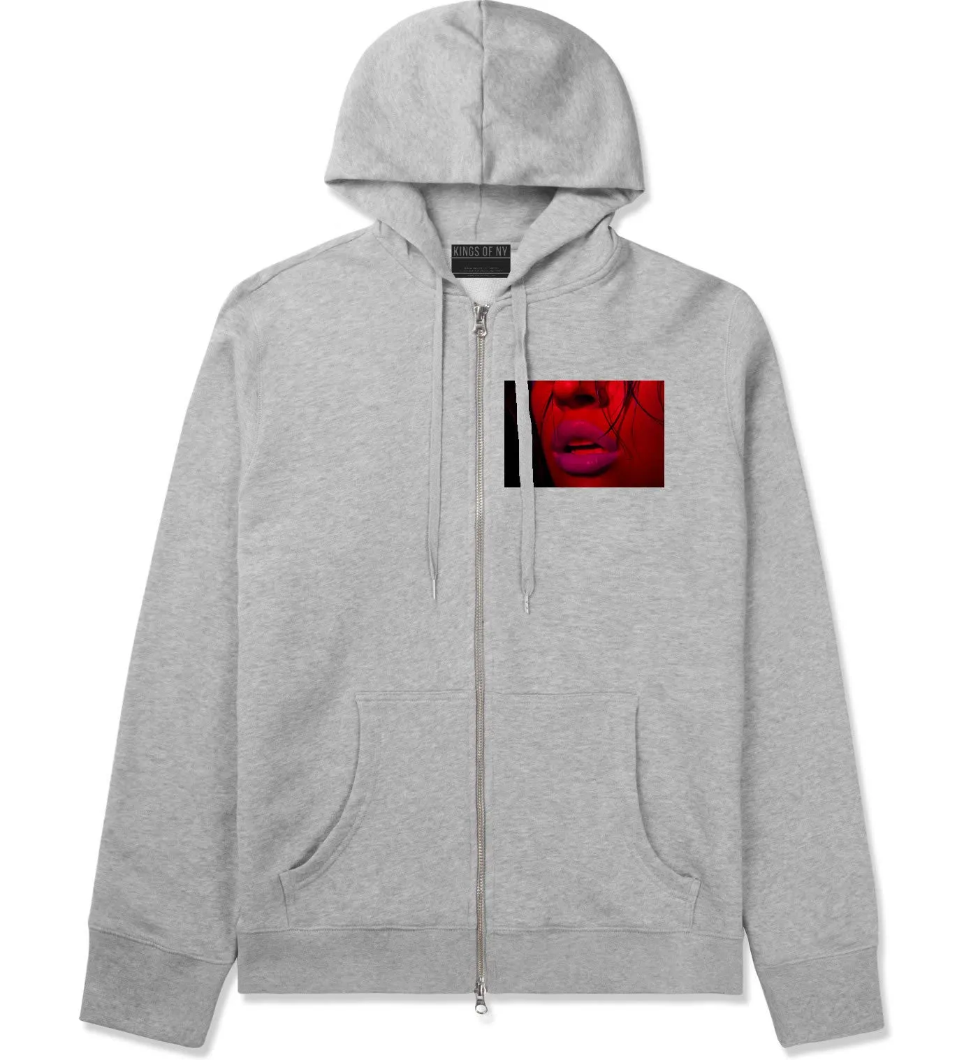 06 Lips Racing Zip Up Hoodie Hoody