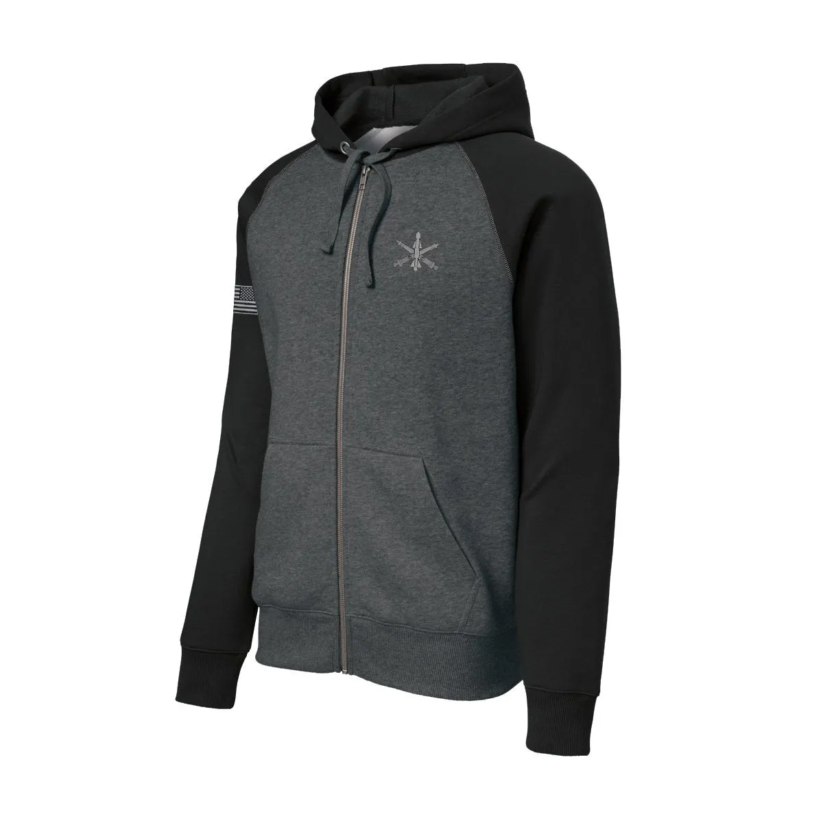 Air Defense Artillery Block Zip Up Hoodie