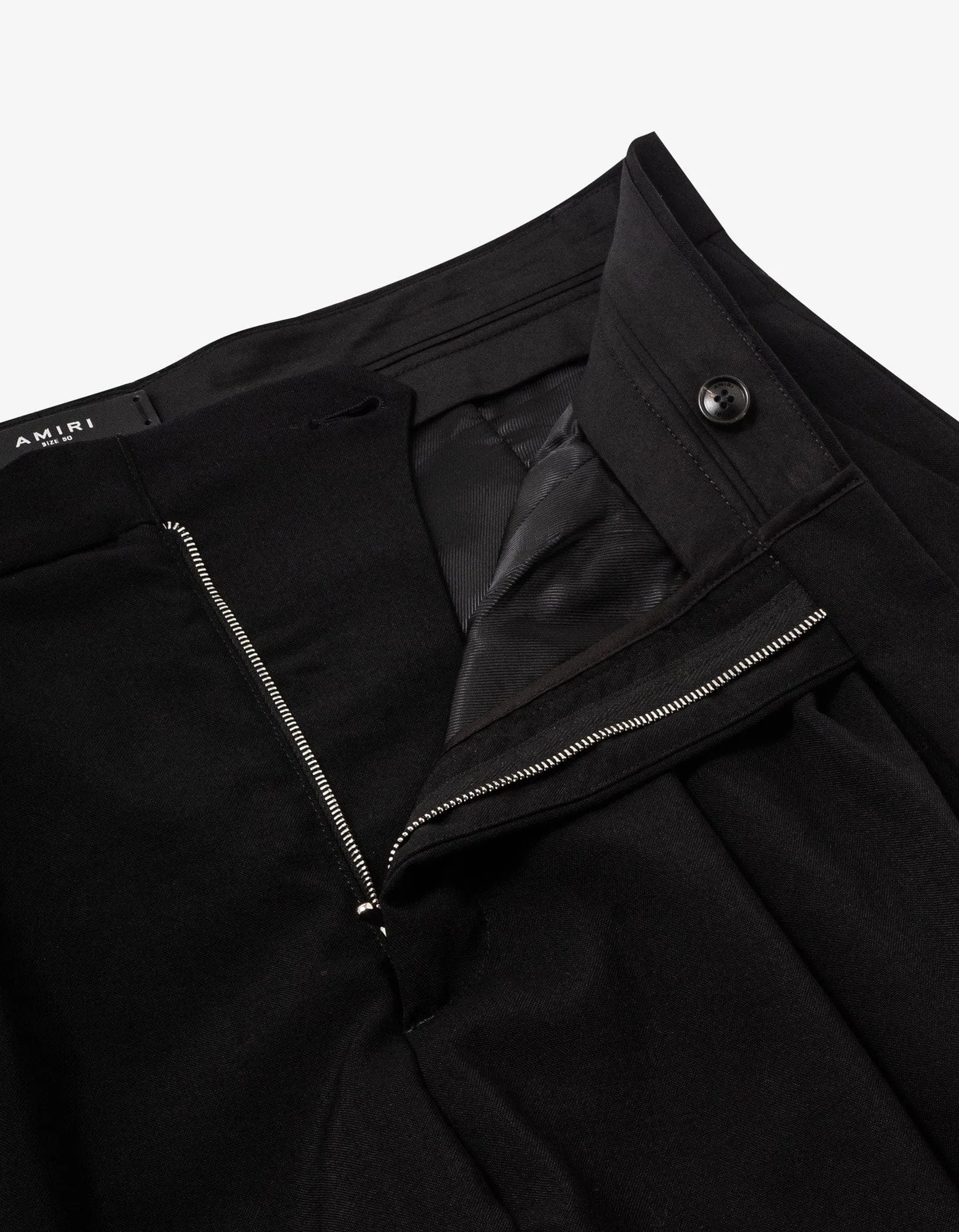 Amiri Black Double Pleat Shorts