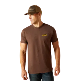 Ariat Men's Bison Sketch Shield Tee Shirt