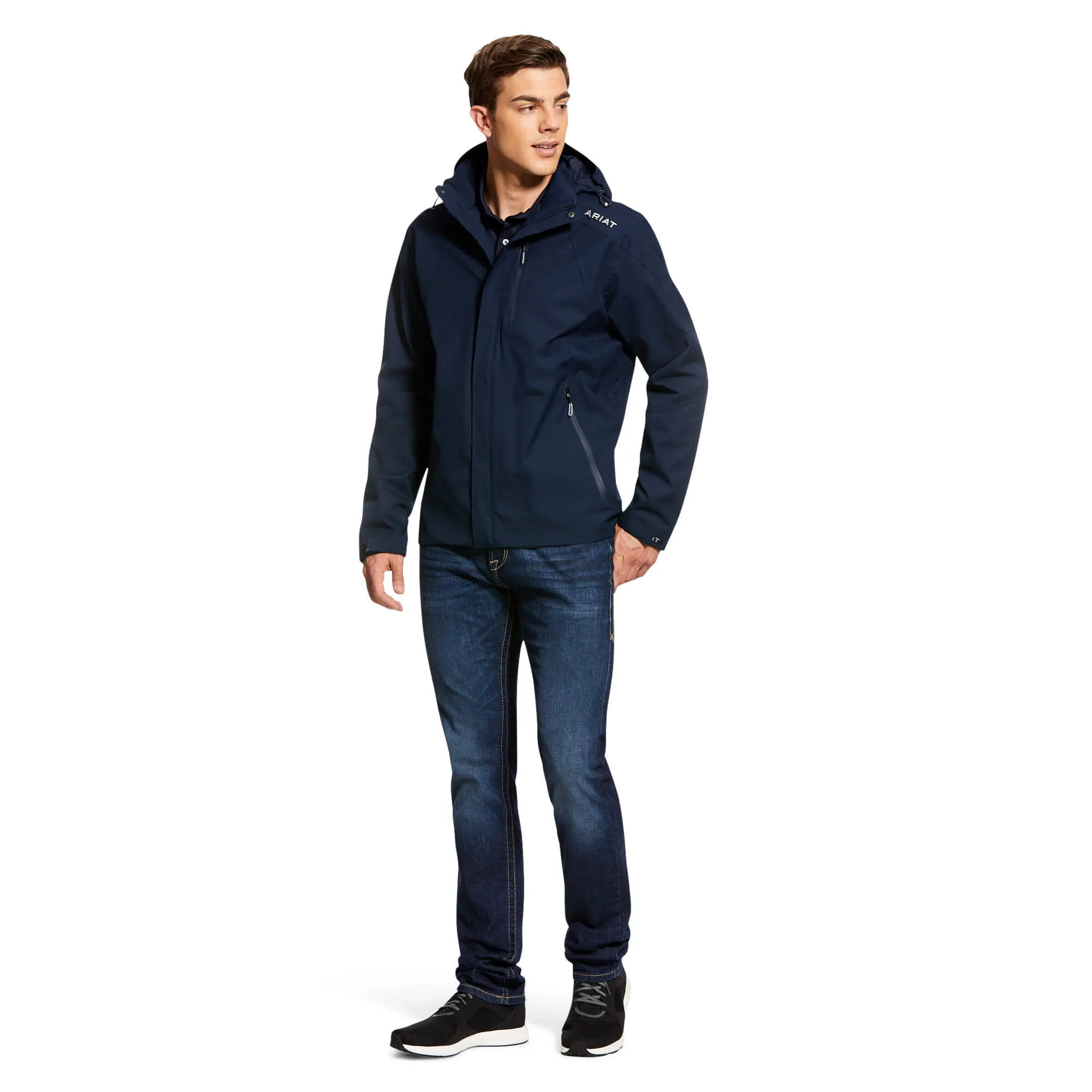 ARIAT Men's Coastal Waterproof Jacket - Navy