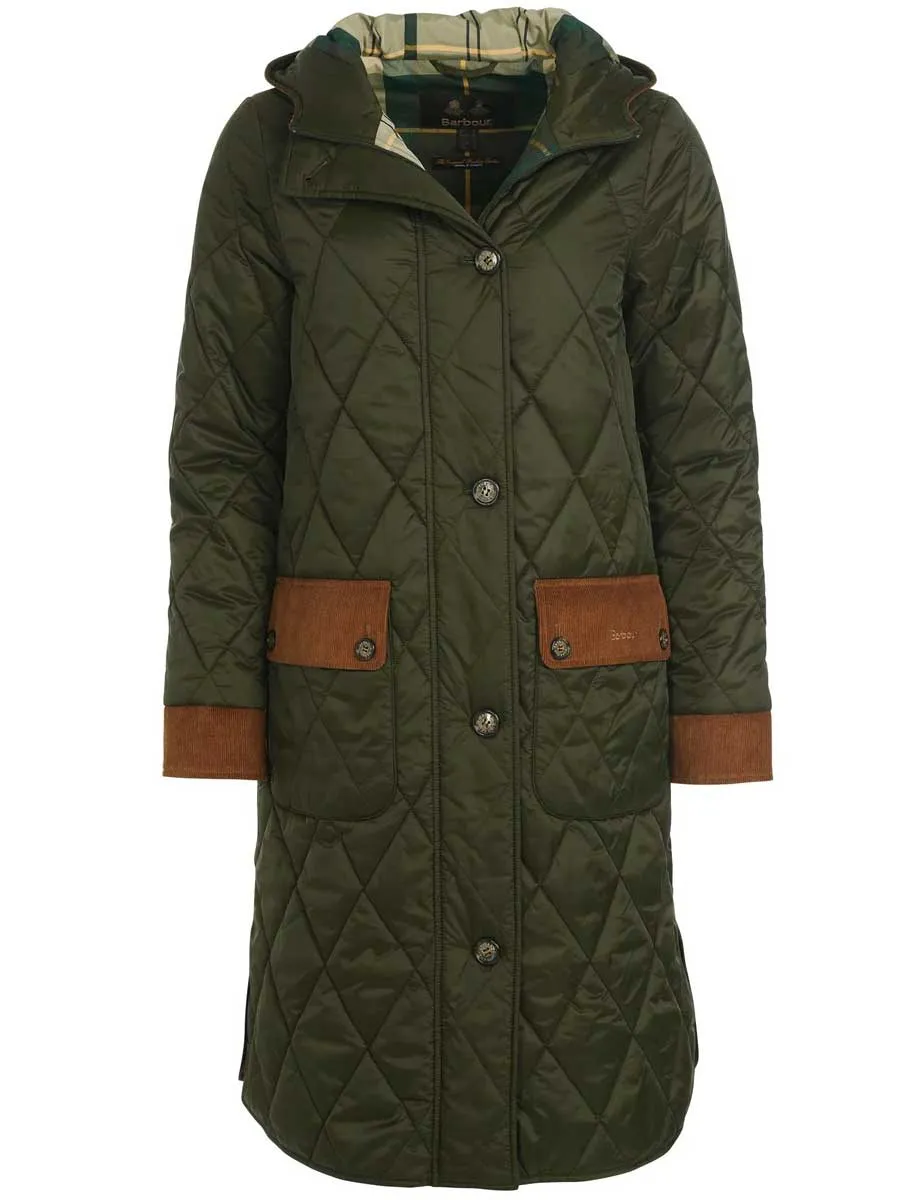 BARBOUR Ladies Mickley Quilted Jacket - Sage - Sizes: UK 14