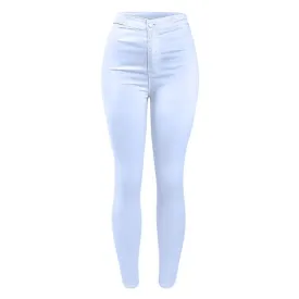 Basic White High Waist Skinny Jean