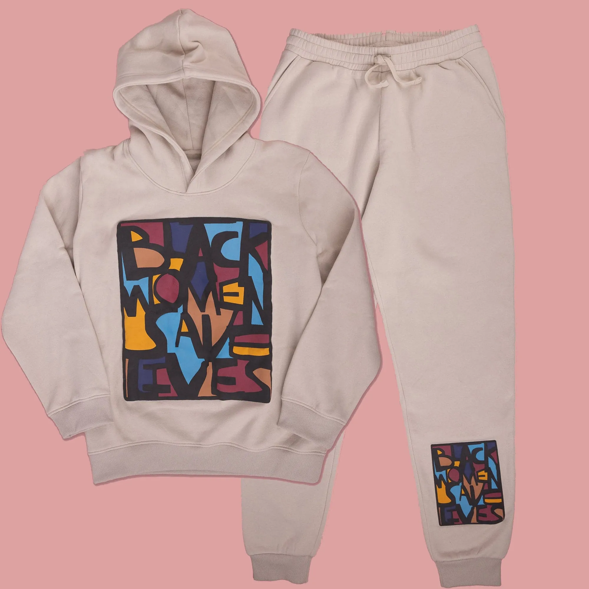 Black Women Save Lives Hoodie   Jogger Set