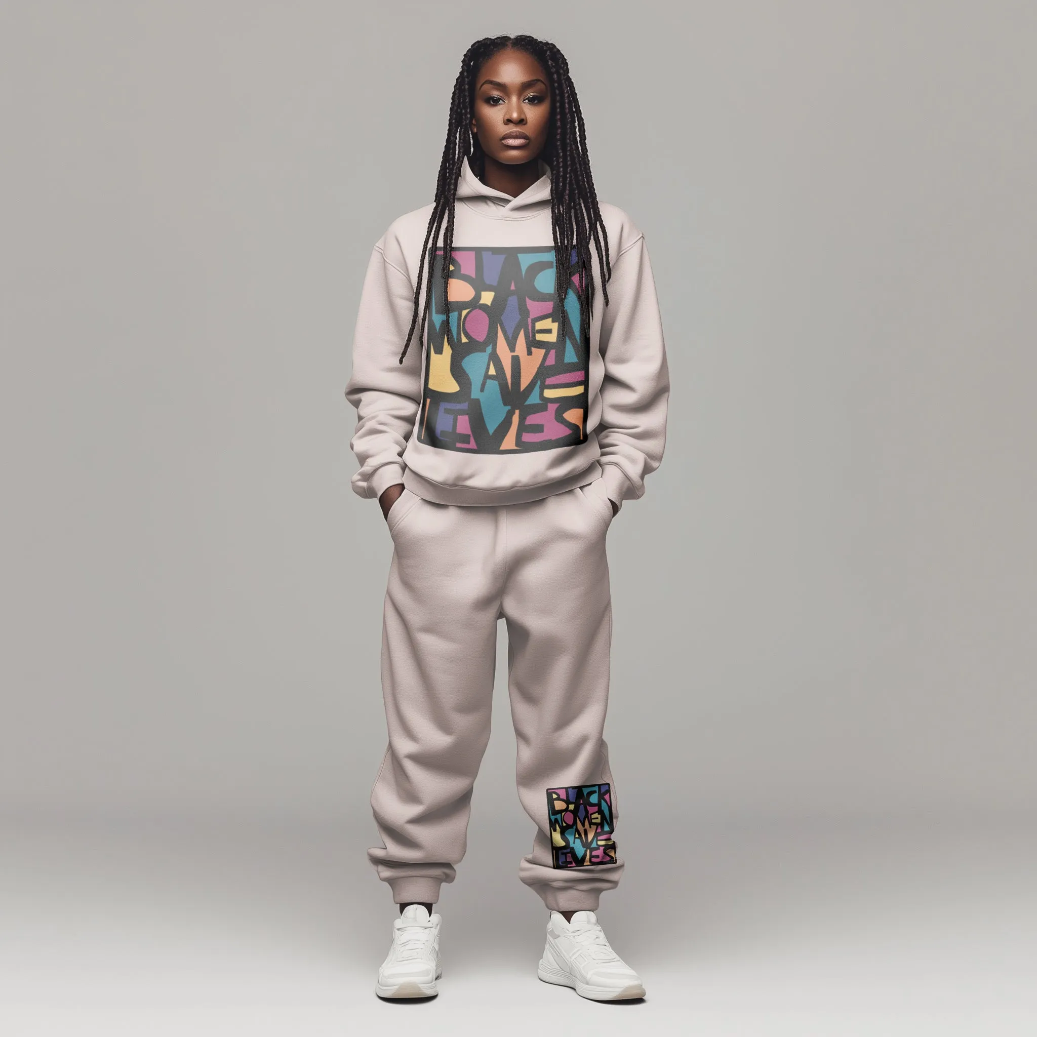 Black Women Save Lives Hoodie   Jogger Set