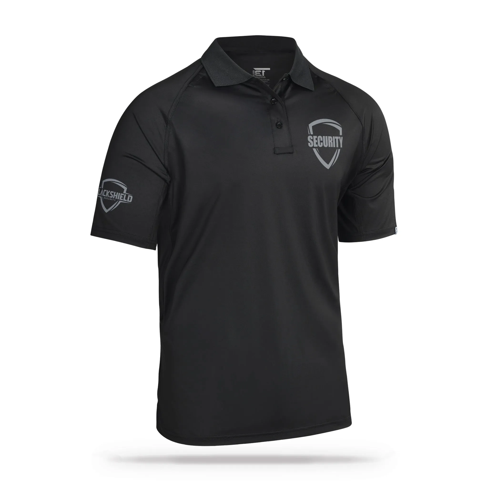 [BLACKSHIELD SECURITY] Performance Polo [BLK/GRY]