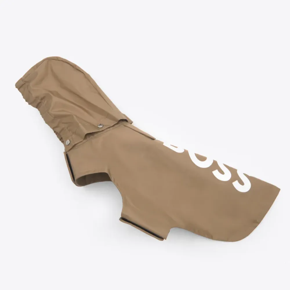 Boss Raincoat for Dogs (Camel)