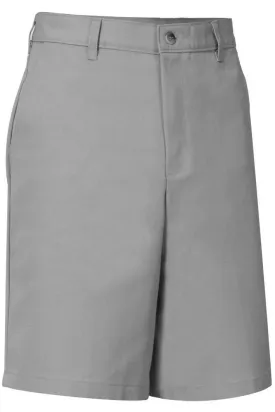 Boys Premium Label Gray Flat Front Shorts