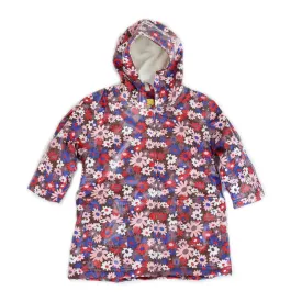 Brown Flower Raincoat