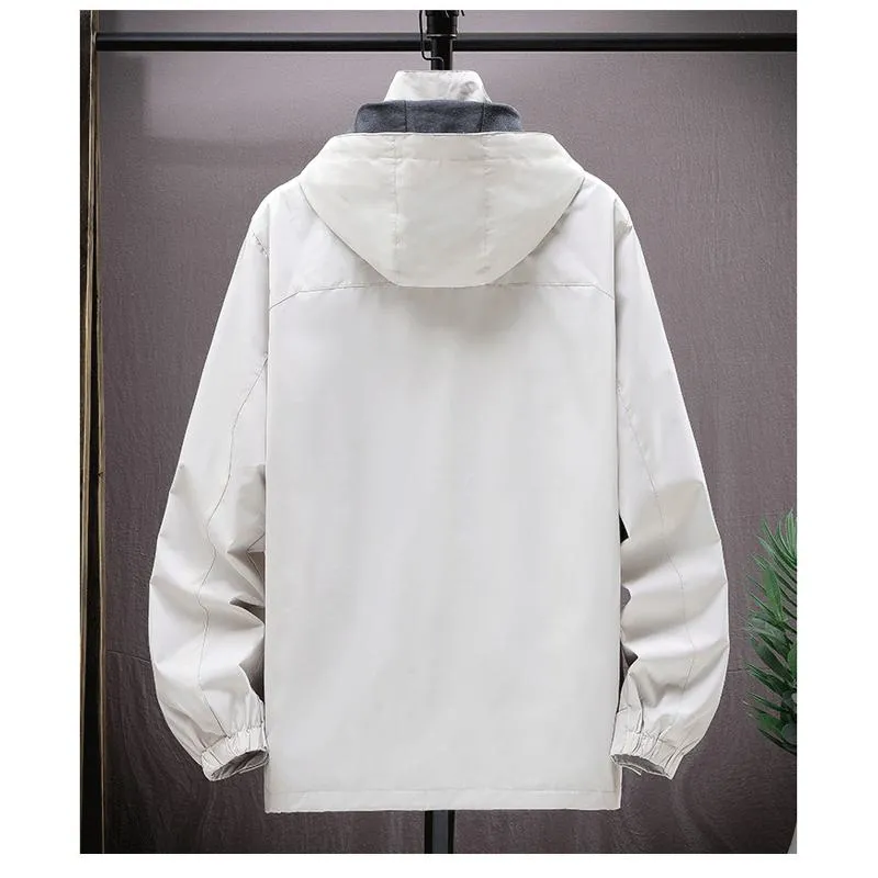 Casual Loose Fit Versatile Trendy Hooded Ski Jacket