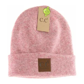 C.C Soft Ribbed Beanie Bubble Berry