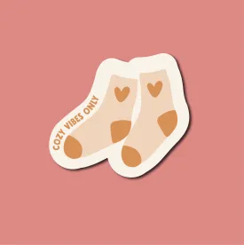 Cozy Vibe Socks Sticker