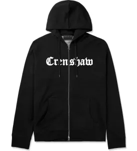 Crenshaw Old English California Zip Up Hoodie