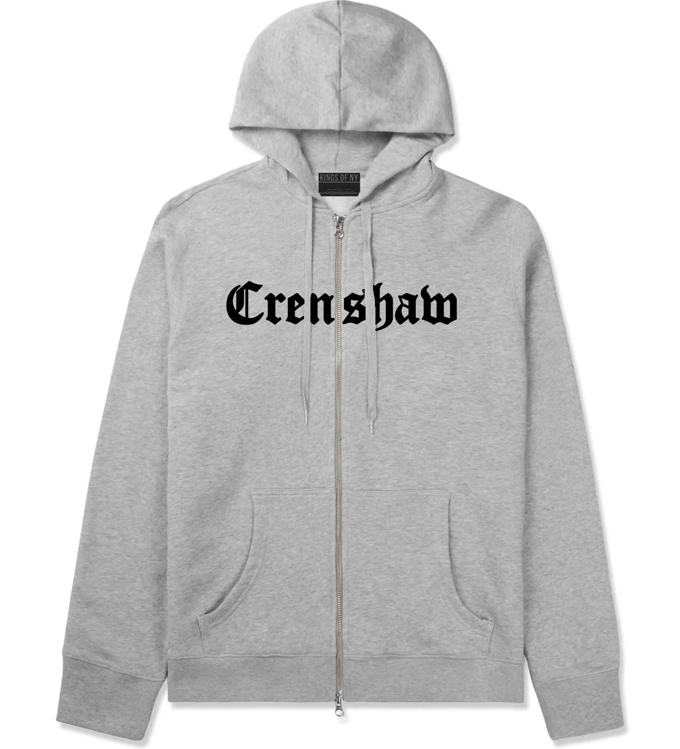 Crenshaw Old English California Zip Up Hoodie