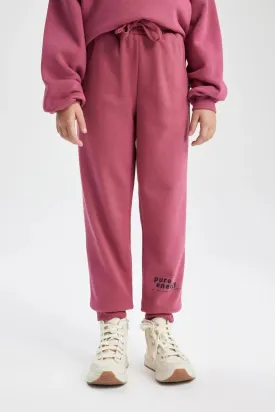 Defacto Girl's Bordo Jogger Sweatpants