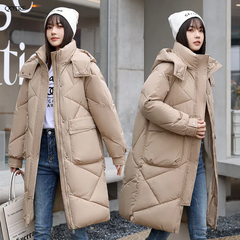 Detachable Hooded Puffer Coat