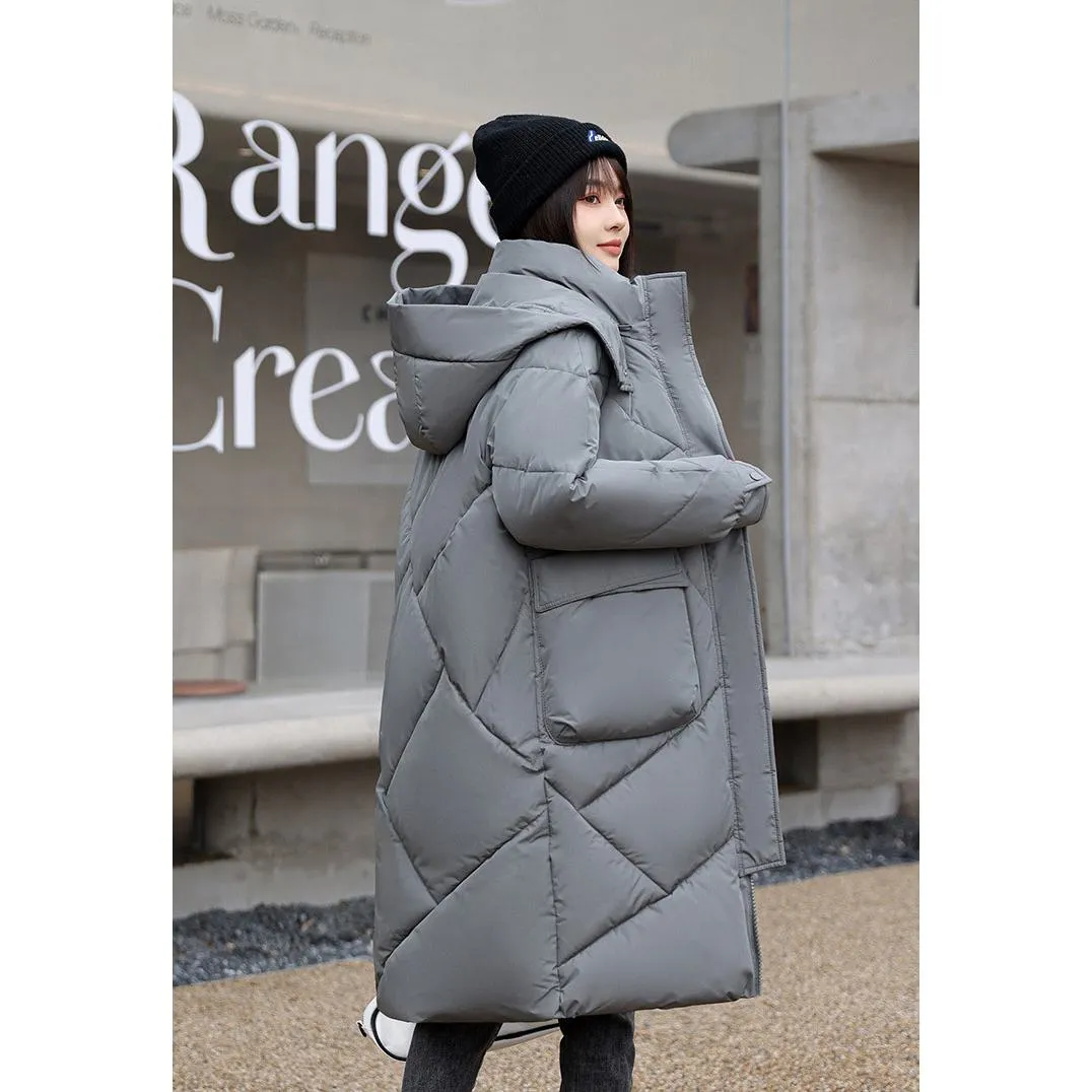 Detachable Hooded Puffer Coat