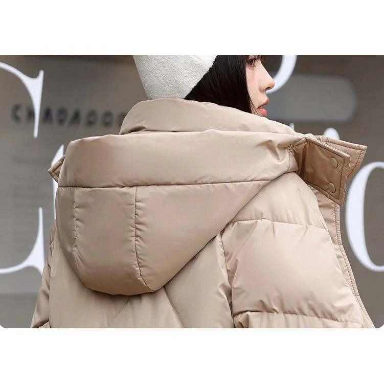 Detachable Hooded Puffer Coat