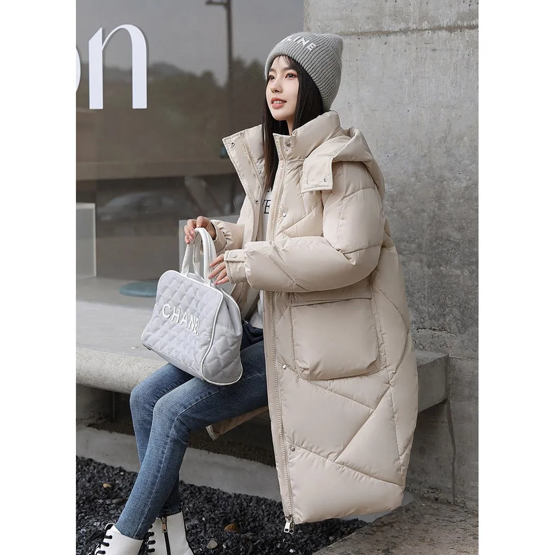 Detachable Hooded Puffer Coat