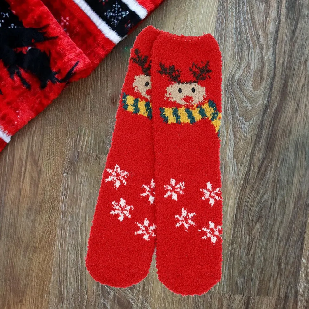 DOORBUSTER: Soft Christmas Knit Crew Socks