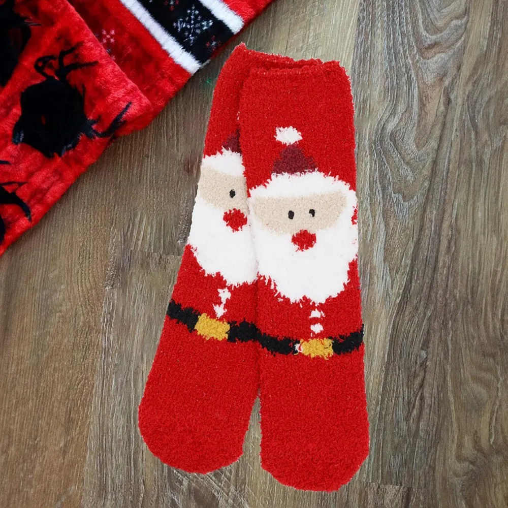 DOORBUSTER: Soft Christmas Knit Crew Socks