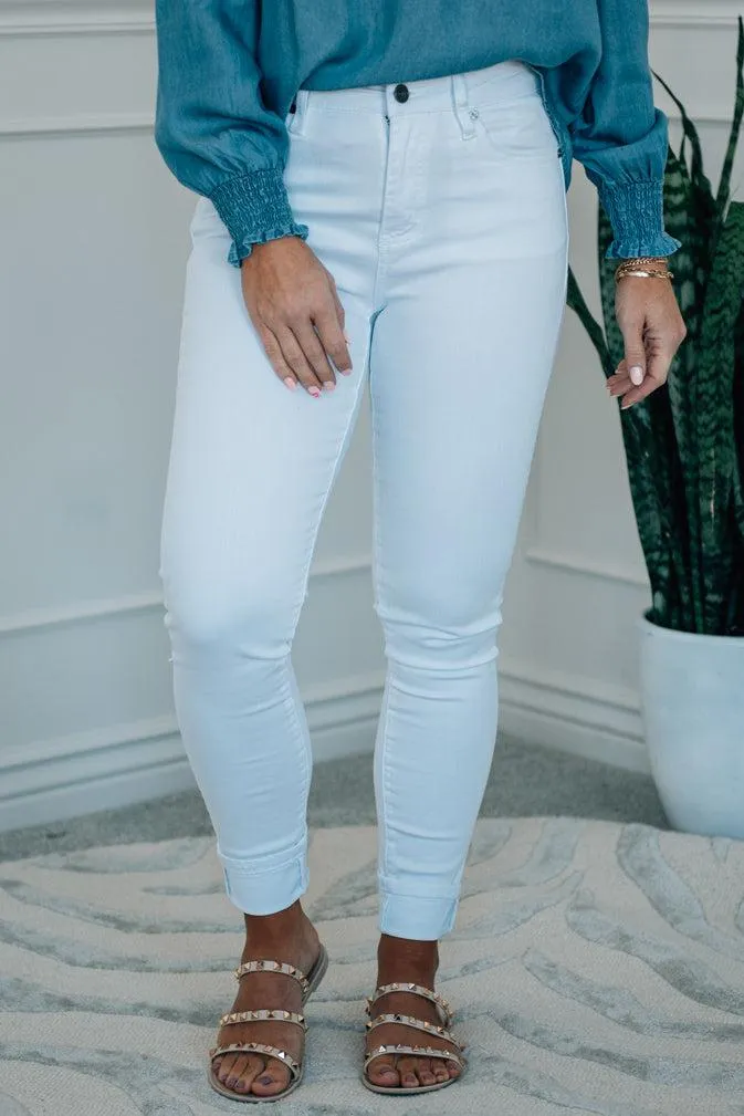 Drew White Skinny Jeans