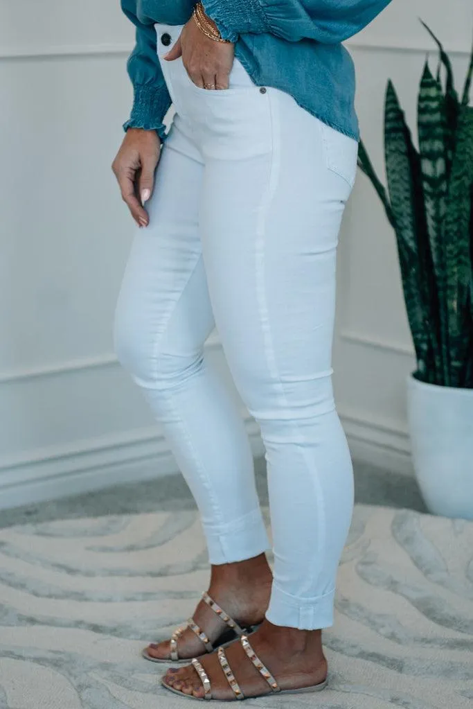 Drew White Skinny Jeans