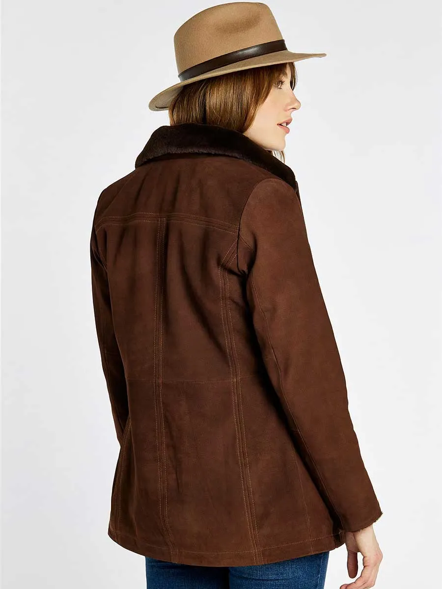 DUBARRY Clarke Leather Jacket - Women's - Walnut