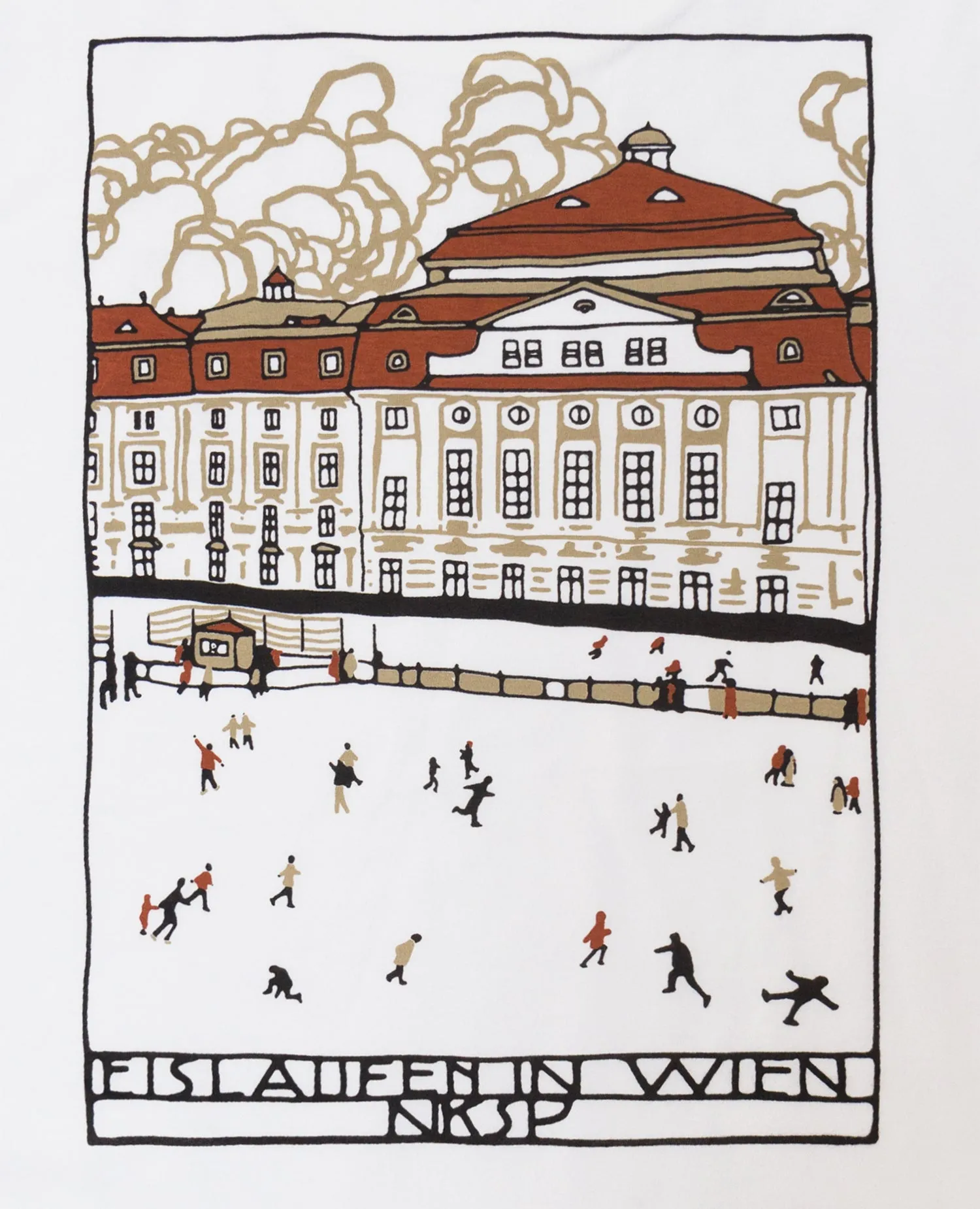 Eislaufen In Wien T-Shirt