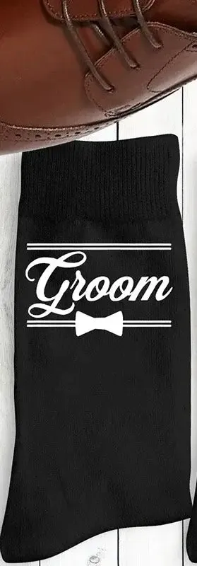 Father of the Bride Groom to be Best Man Groomsman Wedding Socks