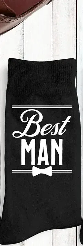 Father of the Bride Groom to be Best Man Groomsman Wedding Socks