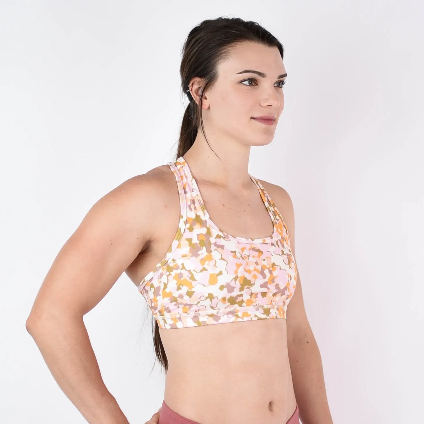 FLEO Nora Sports Bra - Delicate Camo