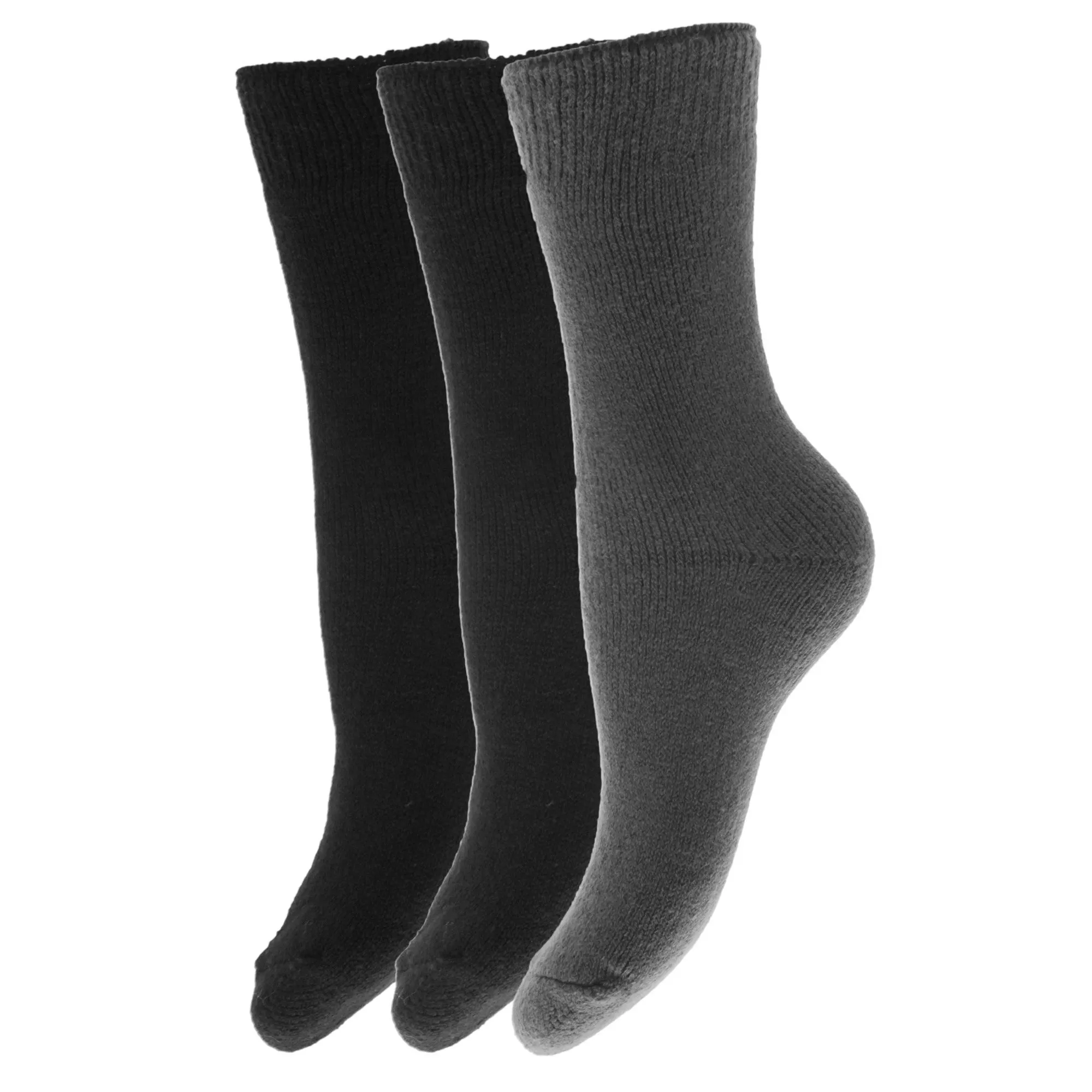 FLOSO Childrens Boys/Girls Winter Thermal Socks (Pack Of 3)