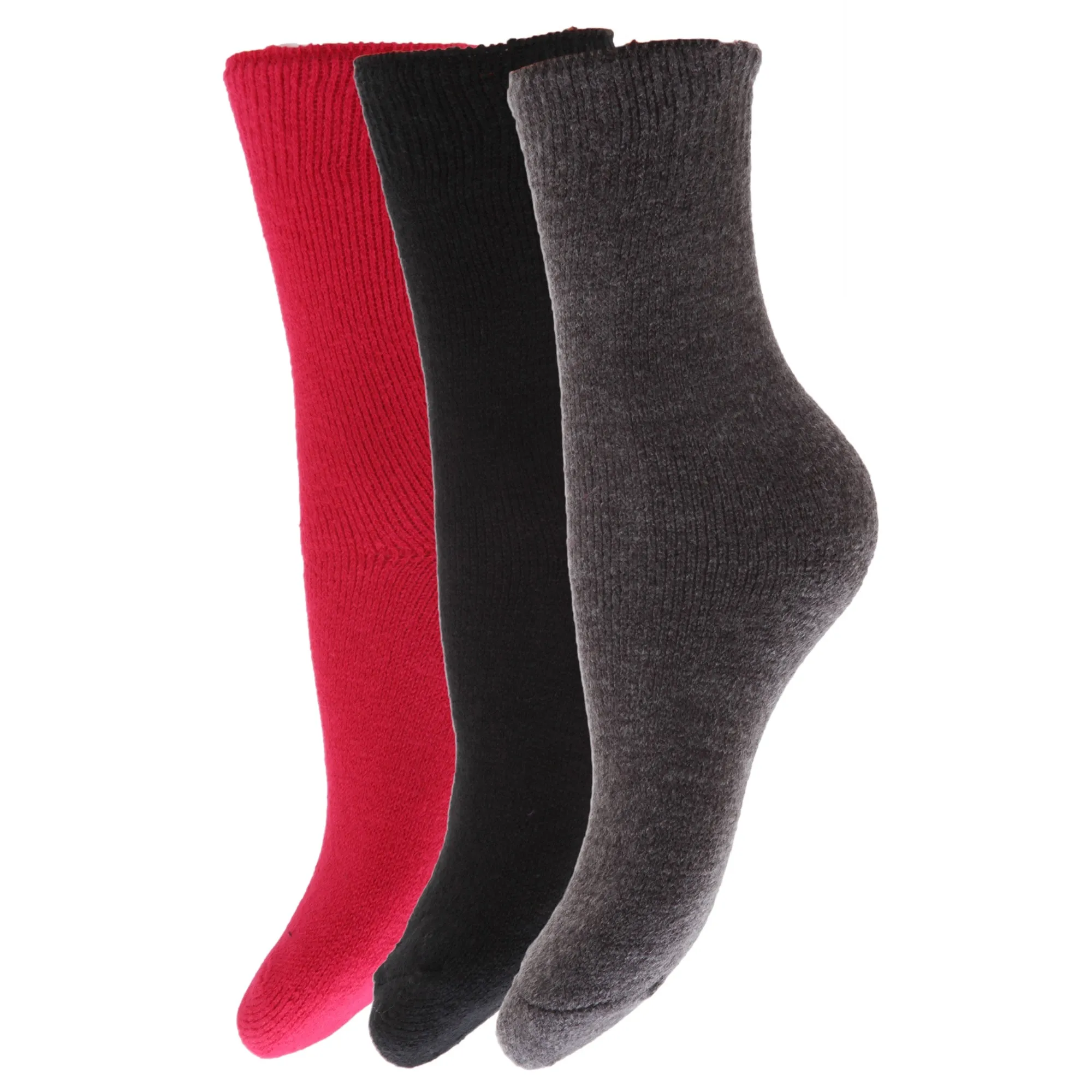 FLOSO Childrens Boys/Girls Winter Thermal Socks (Pack Of 3)