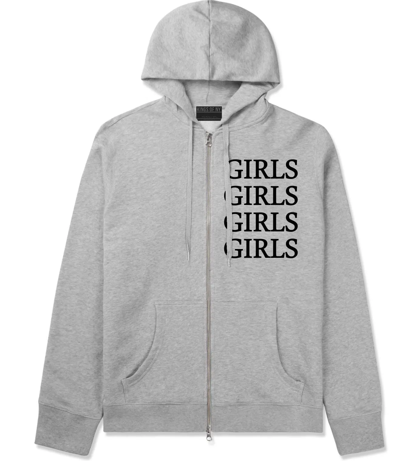 Girls Girls Girls Zip Up Hoodie Hoody