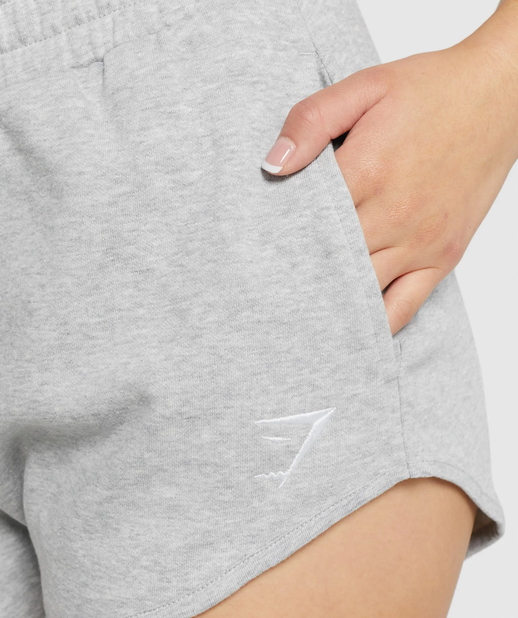 Gymshark Training Sweat Shorts - Light Grey Marl