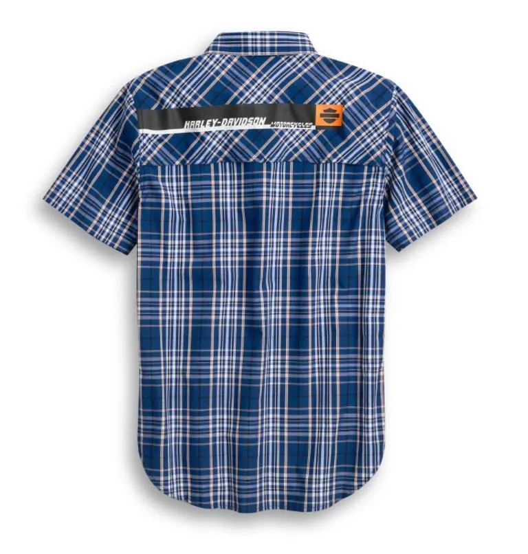 Harley-Davidson® Men's Performance Vented Plaid Shirt - 96369-20VM