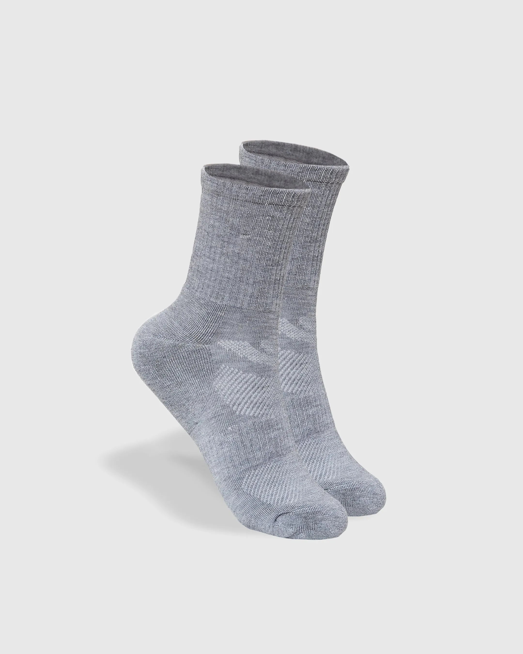 Heather Gray Half Crew Socks 3-Pack