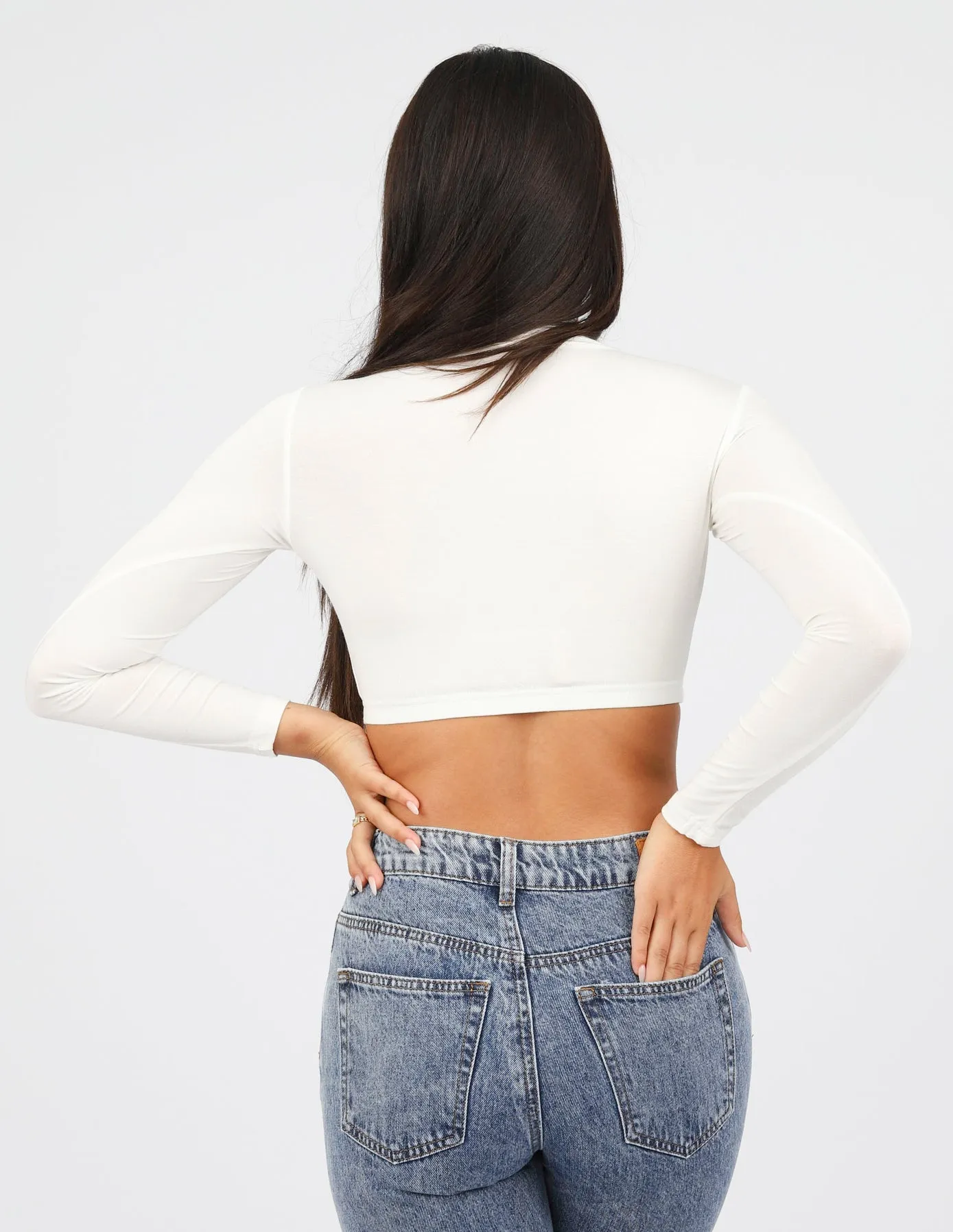 High Neck Crop Body Top