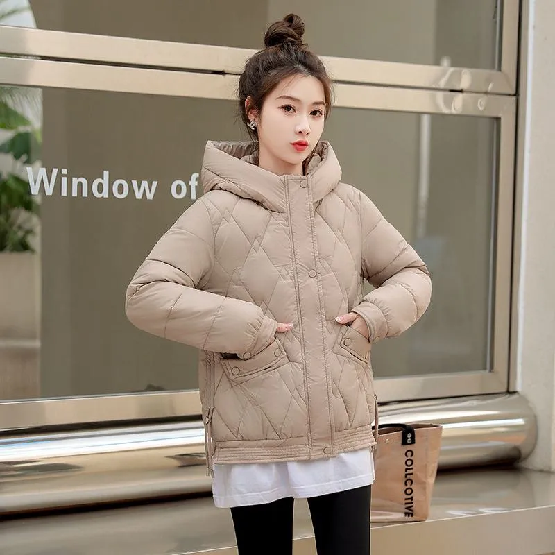 Hooded Quilted Cropped Puffer Jacket