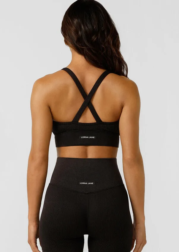 It Girl Wide Rib Seamless Sports Bra