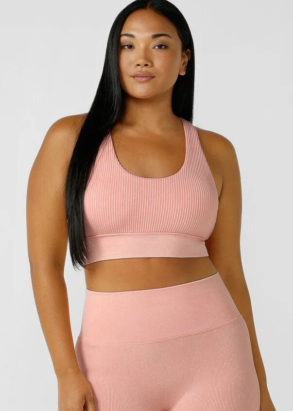 It Girl Wide Rib Seamless Sports Bra