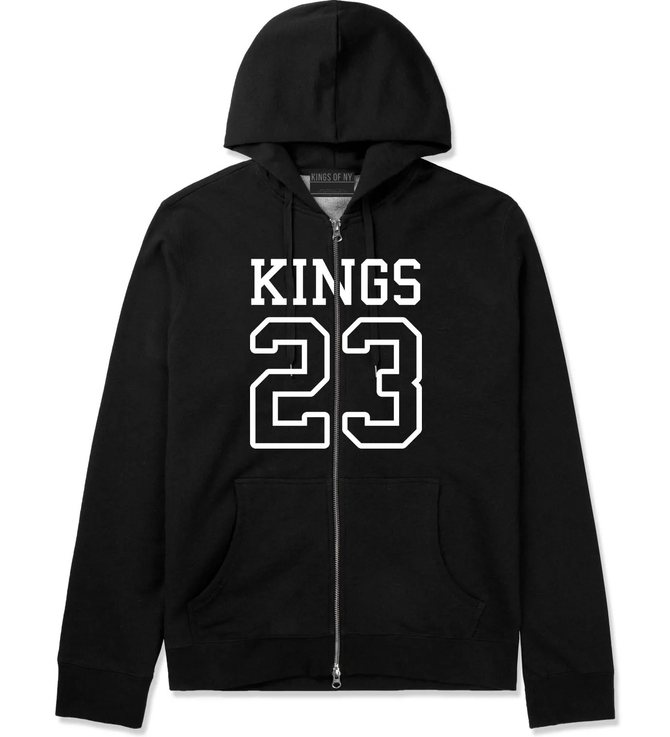 KINGS 23 Jersey Zip Up Hoodie