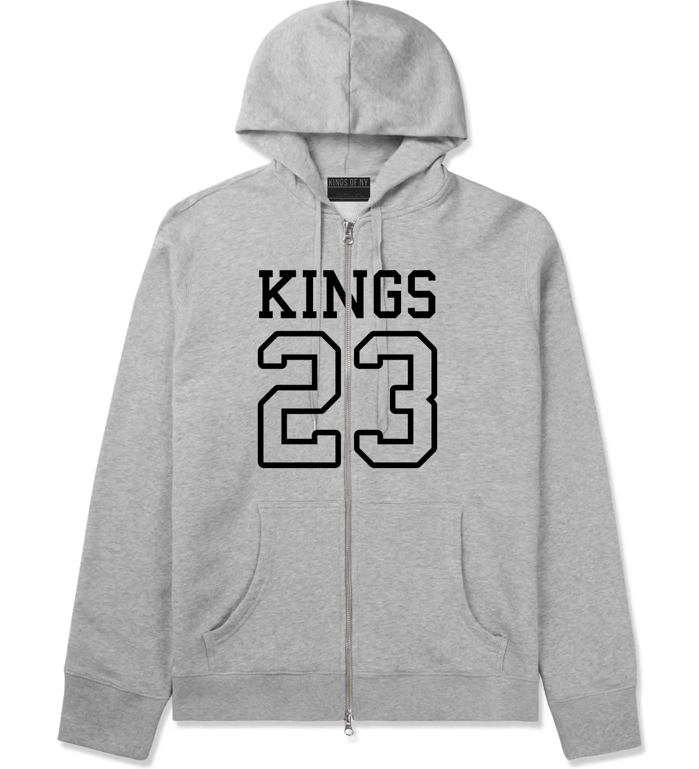 KINGS 23 Jersey Zip Up Hoodie