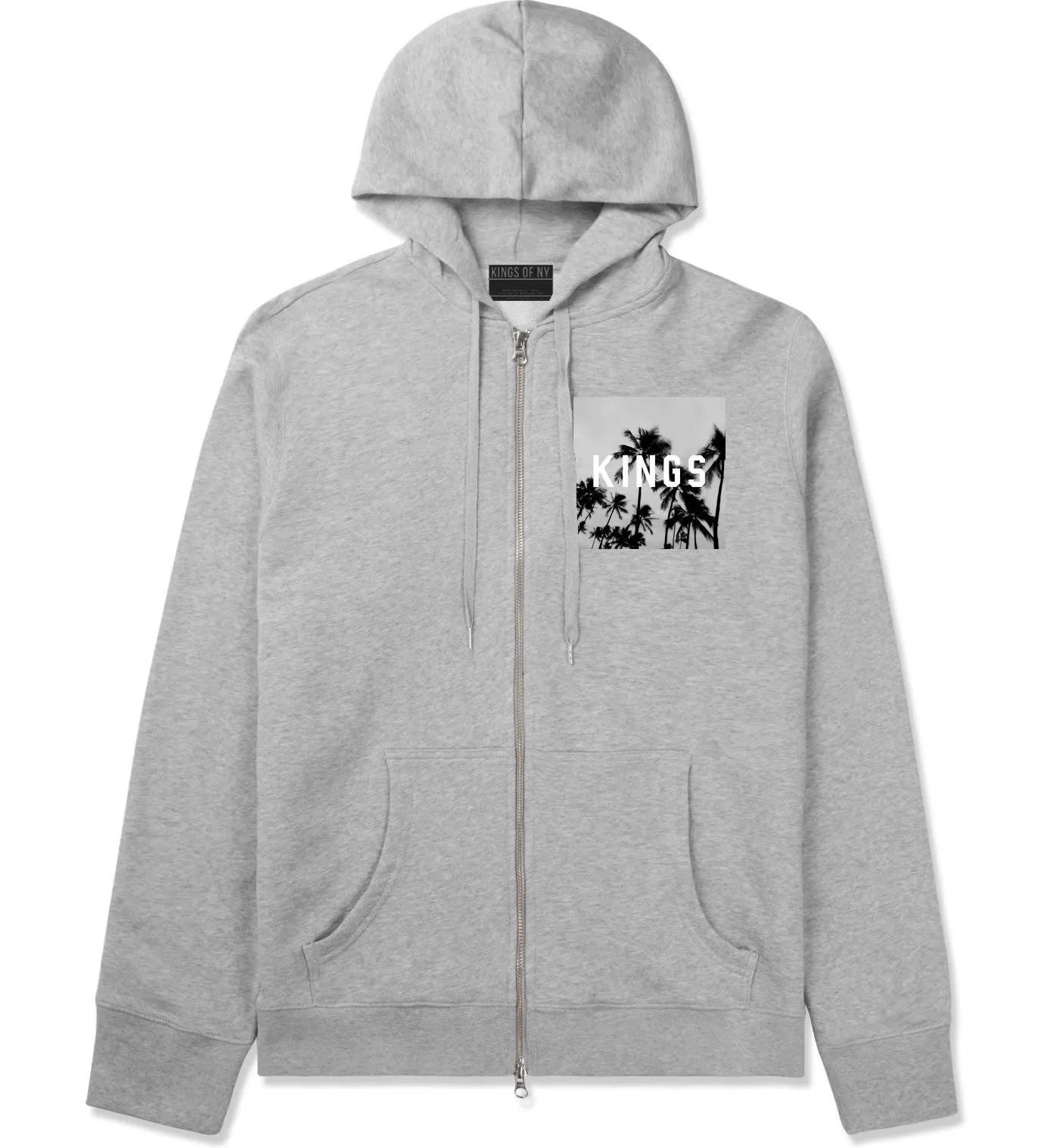 Kings Palm Trees Logo Zip Up Hoodie