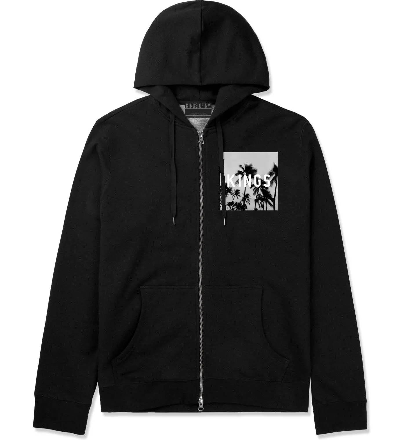 Kings Palm Trees Logo Zip Up Hoodie