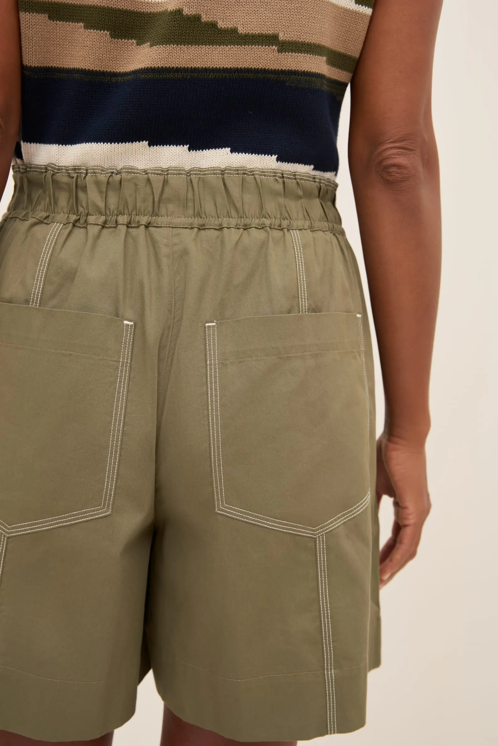 Kowtow Goodall Shorts - Vetiver