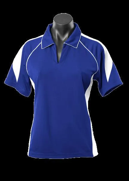 Ladies Premier Polo Royal/White