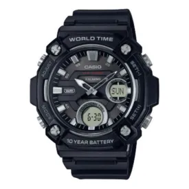 Men's CASIO Fashion Stylish Sports 100m Waterproof Watch Mens, black