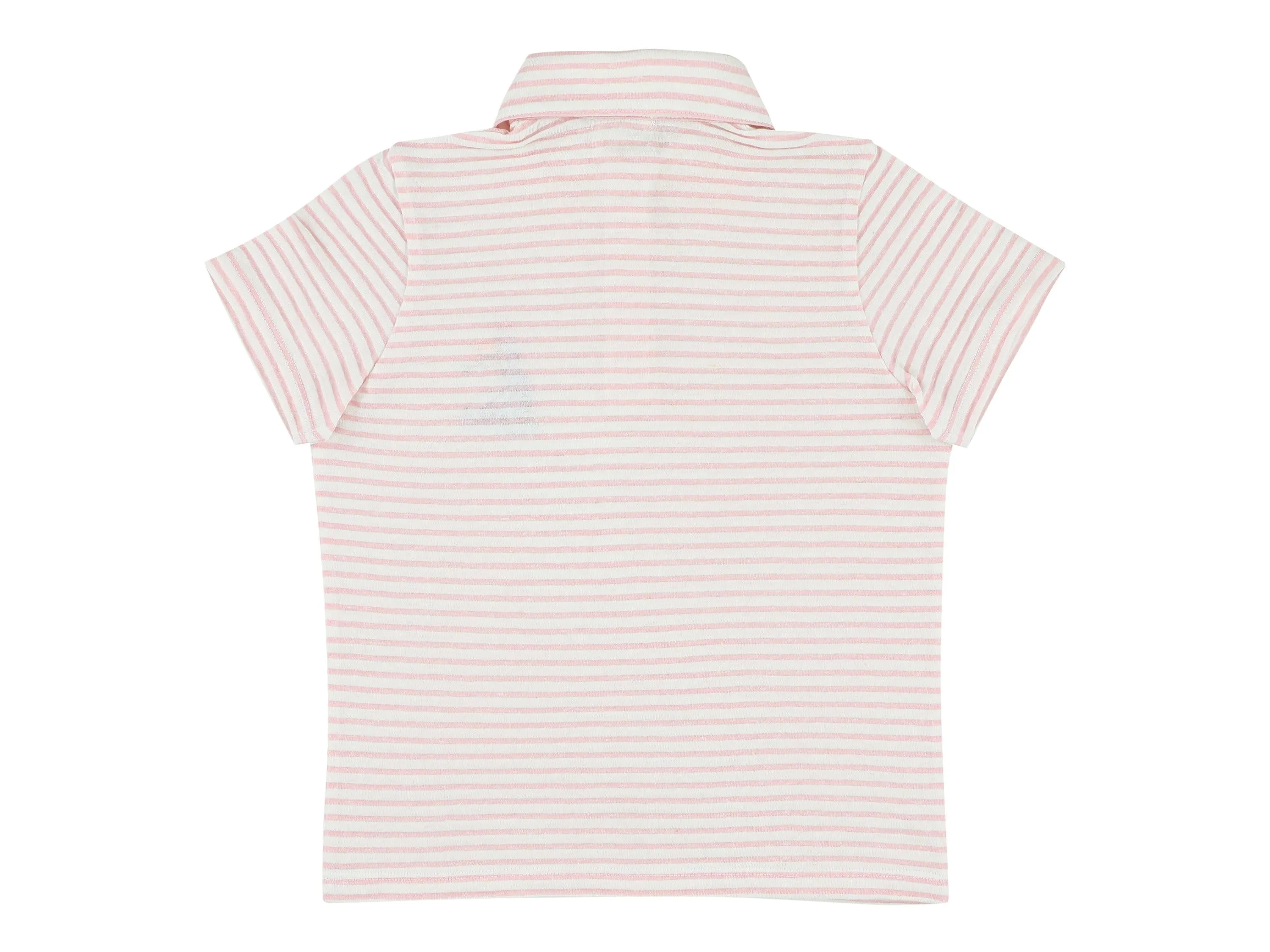 MORLEY PINK/WHITE BOYS POLOS